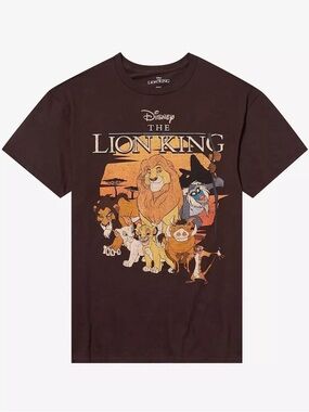 Disney Lion King Brown T-Shirt Size Small NWOT